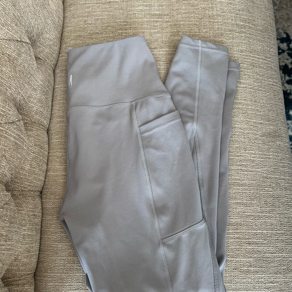 Gray leggings